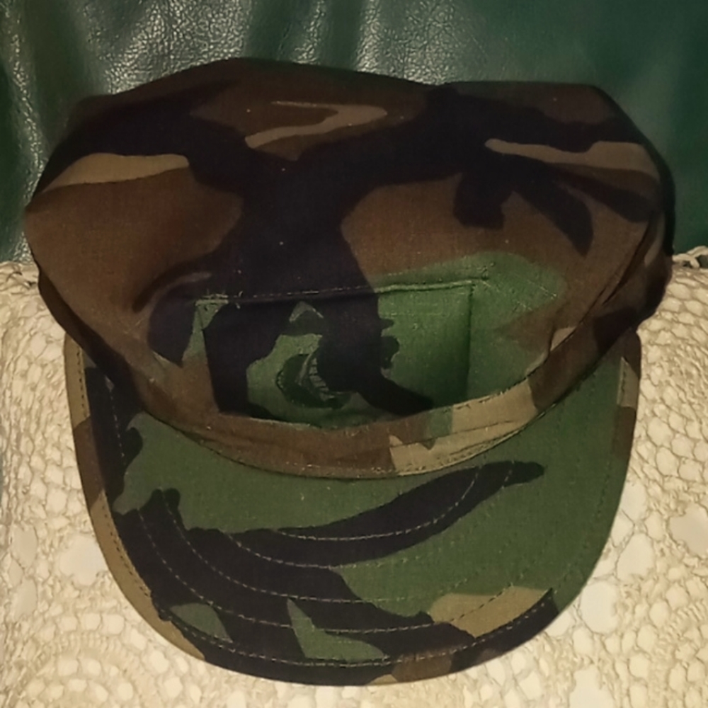 USMC Marine Corps Woodland Camo Utility Cap, NWOT